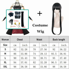 Load image into Gallery viewer, Yor Forger Cosplay Anime Spy X Family Cosplay Costume Yor Forger Wig Black Dress Outfit Cosplay Costume Long Hair Women Clothes
