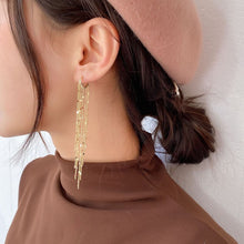 Load image into Gallery viewer, Trendy Women Dangle Earrings New  Star Earrings Long Pendant Fashion Korean Elegant Simple  Jewelry For  Girl
