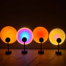 Load image into Gallery viewer, Sunset Projection Aesthetic Lamp USB Led Night Light Wall Lamp Photography Background for Home Living Room Bedroom Decoration
