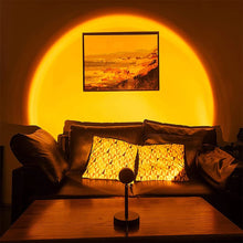 Load image into Gallery viewer, Sunset Projection Aesthetic Lamp USB Led Night Light Wall Lamp Photography Background for Home Living Room Bedroom Decoration
