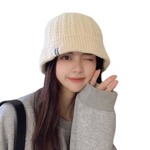 Load image into Gallery viewer, Hat Female Autumn and Winter Korean Ins All-Matching Woolen Hat Beanie Hat Winter Warm Ear Protection Big Head Knitted Hat Men
