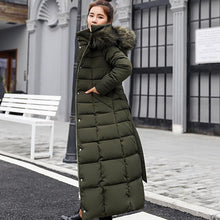 Load image into Gallery viewer, Winter Women's Down Coat Clothes Cotton-Padded Thickening Long Jacket Down Plus Size
