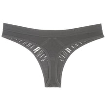 Load image into Gallery viewer, Women's Underwear Panties Sexy Hollow Out Mesh Thong Middle-waist Large Size Breathable Comfortable Fashion Lingerie
