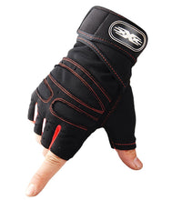 Load image into Gallery viewer, New Wristband Half Finger Gloves Thin Sports Fitness Anti-Slip Shockproof Outdoor Riding Gloves
