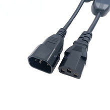 Load image into Gallery viewer, C14-C13 Extension Power Cord,IEC 320 C13 Female to C14 Male with10A On/Off Switch Power Adapter Cable Fr PDU UPS,1pcs

