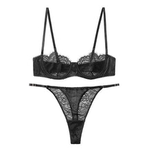 Load image into Gallery viewer, CINOON Lingerie Women's Underwear Set Sexy Lace Erotic Brassiere Female Underwear Lace Bra Panties G-String Bra &amp; Brief Sets
