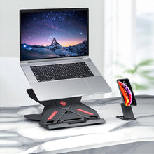 Load image into Gallery viewer, Ipad/Laptop Stand Portable Foldable computer Stand  With 360° Rotation 9 Speed Adjustment Foldable Notebook Radiator Rack for ALL Laptop
