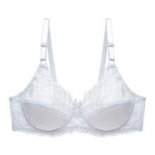 Load image into Gallery viewer, Sexy Women Lace Plus Size Bra Cotton Bralette Lingerie Female Floral Brassiere Intimates Big Bras
