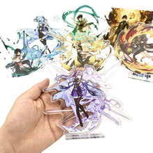 Load image into Gallery viewer, Game Genshin Impact Kaedehara Kazuha Xiao Keqing Hu Tao Standing Figure Acrylic Character Stand Ornaments Model Plate
