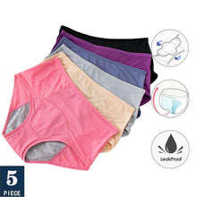 Load image into Gallery viewer, Size L-7XL Leak Proof Menstrual Panties Physiological Pants Women Underwear Period Cotton Waterproof Briefs
