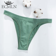 Load image into Gallery viewer, Seamless Knickers Cotton Crotch Briefs Women Sexy Thongs Panties Lady G-String Low Waist Biniki
