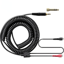 Load image into Gallery viewer, Spring Relief Coiled Headphone Cables for Sennheiser HD25 HD25-1 HD25-1 II HD25-C HD25-13 HD 25 Replacement Cable Cords
