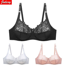 Load image into Gallery viewer, New 2023 Plus Size Bra For Women Sexy Lace Underwear C D Cup Hollow Out Sexy Lingerie Brasieres Soutien Gorge Femme
