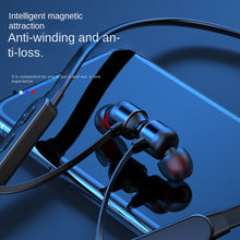 Load image into Gallery viewer, Neck-mounted wireless sports earphones hanging neck Bluetooth 5.1 in-ear metal headset
