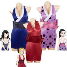 Load image into Gallery viewer, Anime Demon Slayer Suma Hinatsuru Makio Uzui Tengen Wives Uniform Dress Entertainment District Arc Cosplay Costume
