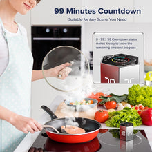 Load image into Gallery viewer, Ticktime Magnetic Countdown Timer Baking Countdown LCD Count Down Electronic Timer Multi-Function Digital Timer Flip Timer
