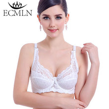 Load image into Gallery viewer, Womens Sexy Push Up Deep V Ultrathin Underwire Padded Cotton Lace Brassiere Bra
