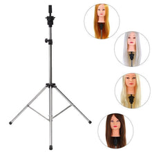 Load image into Gallery viewer, [MMM] Adjustable Wig Head Stand Mannequin Tripod Hairdressing Training Holder
