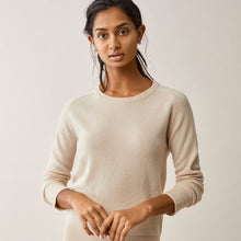 Load image into Gallery viewer, Woman winter 100% Cashmere sweaters and auntmun knitted Pullovers High Quality Warm Female O-neck Black cheap top
