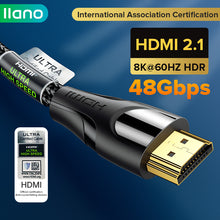 Load image into Gallery viewer, HDMI 2.1 Cable Ultra High-Speed Cable 3D HDR Cable for PC Laptop HDTV PS5 PS4 Splitter Switch Audio Video
