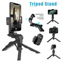 Load image into Gallery viewer, 360° Adjustable Desktop Tripod Mobile Phone GoPro Camera Stand Stabilizer
