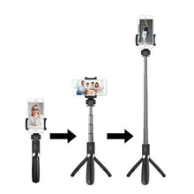 Load image into Gallery viewer, Multifunctional Extendable Handheld Selfie Stick Monopod Tripods Bluetooth Remote Shutter
