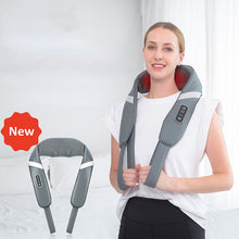 Load image into Gallery viewer, Neck Massager with Heat U Shaped Shawl Electric Back And Neck Massager Instrument Shiatsu Shoulder Pain Relief Ultralight
