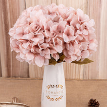 Load image into Gallery viewer, Artificial flowers hydrangea branch home wedding decor autum silk plastic flower high quality fake flower party room decoration
