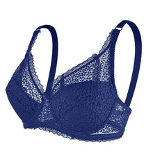 Load image into Gallery viewer, Queenral Underwear Adjustment Thin Section Big Breasts Gathering Ladies Large Size Lace Underwire Bra
