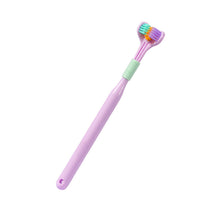 Load image into Gallery viewer, Three-Sided Toothbrush|Ultra Fine Soft Bristle Toothbrush|Macaron Triple Toothbrush Great for Autis
