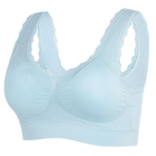Load image into Gallery viewer, Middle-aged and Elderly Bra Underwear Plus Size Without Steel Ring Bra Women's Vest Sports Bra
