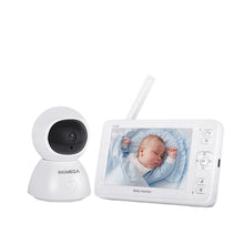 Load image into Gallery viewer, 5-Inch Large Screen Private Model Baby Monitor Two-Way Intercom Baby Monitor Support TF Card
