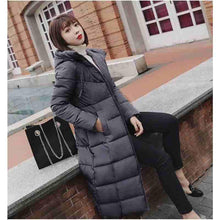 Load image into Gallery viewer, Winter Jacket Women's Coat Jacket Long Down Jacket Coat Long Hooded Duck Down Jacket Large Size
