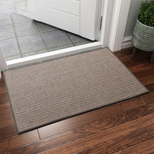 Load image into Gallery viewer, Hallway Mat Linen Woven Floor Mat Rubber Carpet Living Room Cushions Dust-Proof Mat

