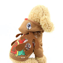 Load image into Gallery viewer, Cozy Dog Christmas Clothes Sweater Dog Hoodies Elk Costume Winter Halloween Costume
