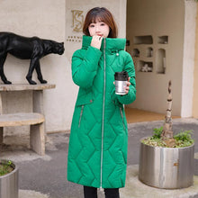 Load image into Gallery viewer, Winter Thicken Female Warm Long Parka Women Solid Color Loose Hooded Coat Jackets Outwear
