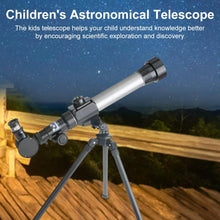 Load image into Gallery viewer, Kids Telescope Portable with Tripod Education Toy for Adults Beginners Explore Space Moon Star
