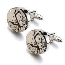 Load image into Gallery viewer, High-End Exquisite Watch Movement Cufflinks Wordless Movement Cufflink Men's Shirt Foreign Trade Business Gifts
