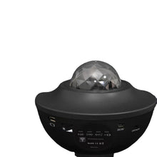 Load image into Gallery viewer, Creative Night Light Gift USB Laser Voice Control Bluetooth Speaker Led Bedside Ambience Light Projector Star Light
