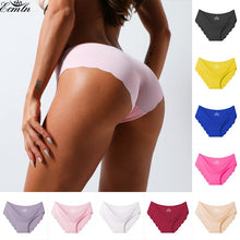 Load image into Gallery viewer, Women Sexy Breathable Comfortable  Cotton Panties Briefs Lingerie Low Waist Underwear
