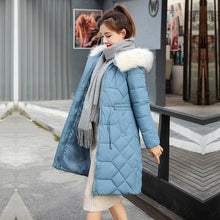 Load image into Gallery viewer, Winter Coat Long Casual Fur Thick Warm Hooded Jacket
