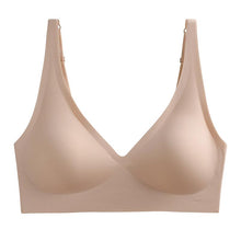 Load image into Gallery viewer, Japanese SUJI Invisible-button Black-technology Bra Non-trace Underwear Ladies No Steel Ring Small Chest Gathered Adjustment
