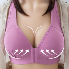 Load image into Gallery viewer, Bra Front Closure Solid Color Plus Size Sexy Push Up Brassiere Wireless Seamless Invisible Bras Without Bones For Women Tube Top
