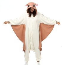 Load image into Gallery viewer, Animal Adult Kigurumi Flying Squirrel Onesies Party Halloween Mouse Pajamas Cosplay Chipmuck Costumes Sleepwear Jumpsuit
