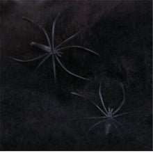 Load image into Gallery viewer, Hanyu Happy Halloween Decoration Halloween Masquerade Props Cotton Cobwebs Spiderweb with Spiders
