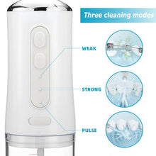 Load image into Gallery viewer, Oral Irrigator 3 Modes USB Rechargeable Water Flosser Portable Dental Water Jet Waterproof Irrigator Dental Teeth Cleaner+6 Jet
