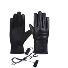Load image into Gallery viewer, Heating Electrically Heated Gloves Male Motorcycle Battery Car Winter Riding Warm Female USB Charging
