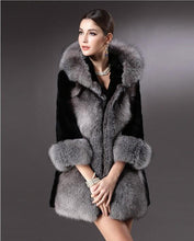 Load image into Gallery viewer, Fur Coat Fur Female Autumn And Winter Women's Faux Fur Silver Fox Coat Fur Coat
