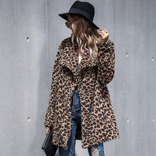 Load image into Gallery viewer, European and American Women's Fur Imitation Coat Women's Autumn and Winter Mid Long Woolen Coat
