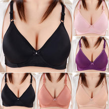Load image into Gallery viewer, Women Solid Color Shoulder Straps Bra Two-breasted Simple Comfortable Brassiere
